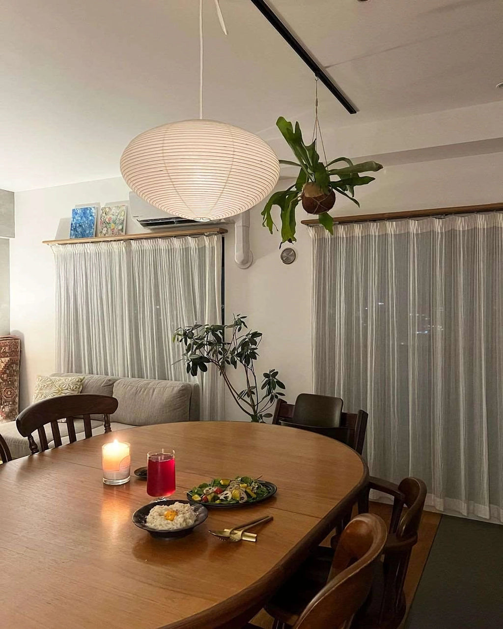 Washi Paper Pendant Light — Pendant Light | Maison Monashee — view 99