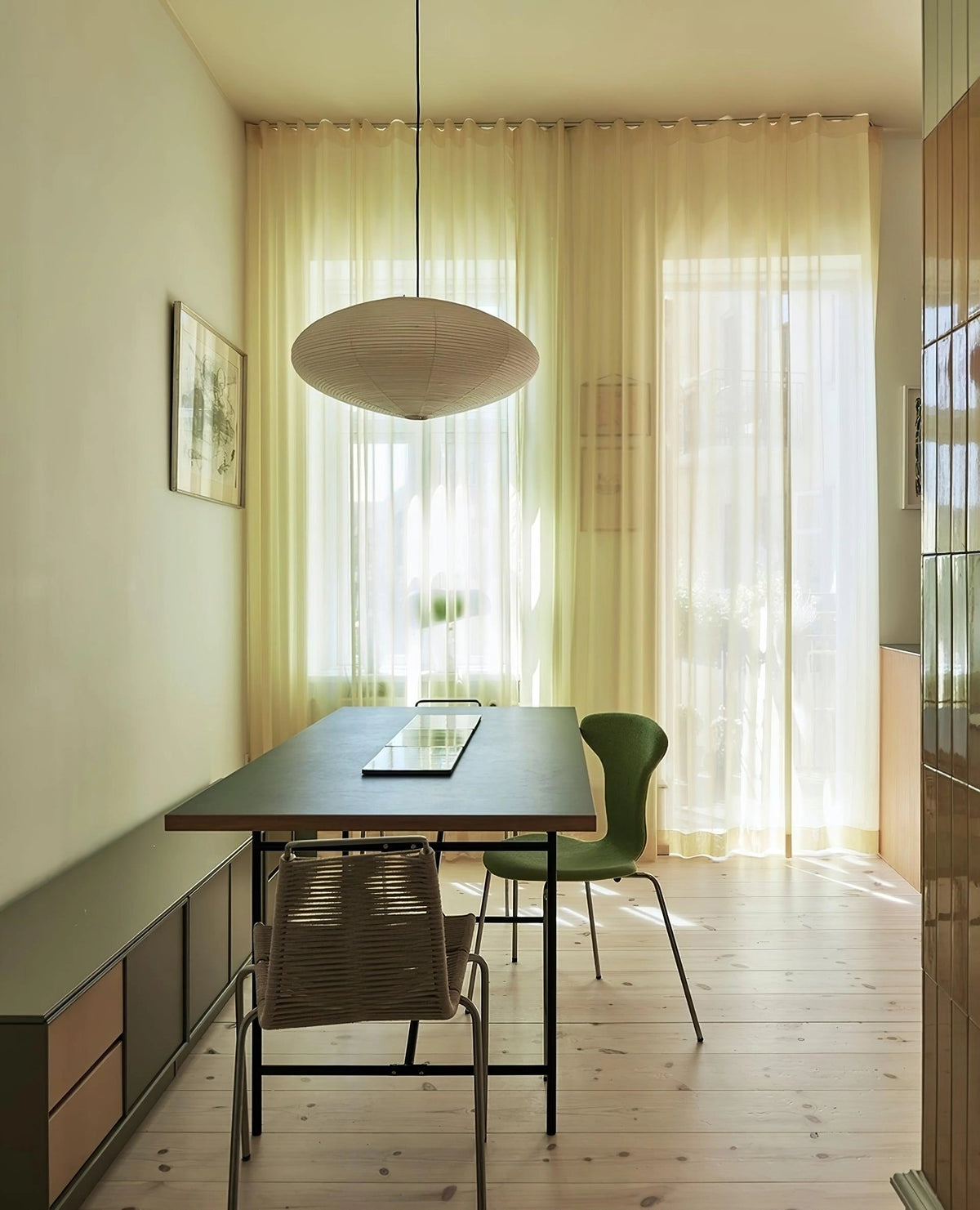 Washi Paper Pendant Light — Pendant Light | Maison Monashee — view 103