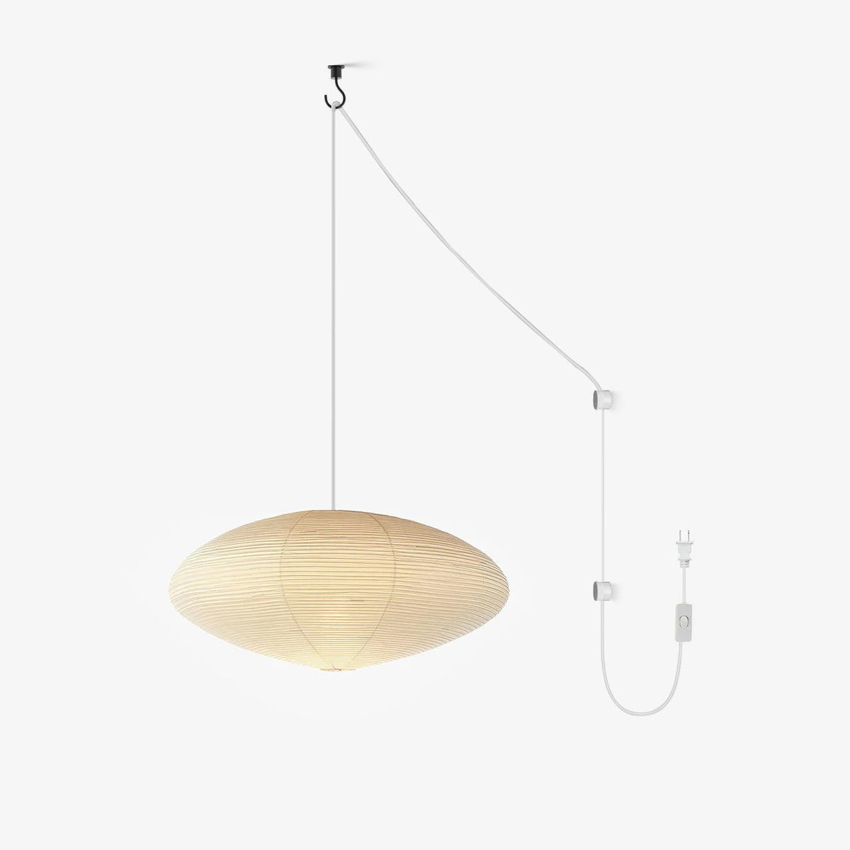 Washi Paper Pendant Light — Pendant Light | Maison Monashee — view 78