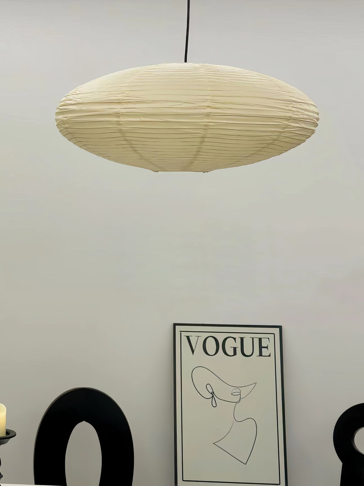 Washi Paper Pendant Light — Pendant Light | Maison Monashee — view 47
