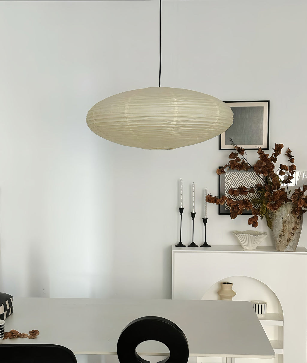 Washi Paper Pendant Light — Pendant Light | Maison Monashee — view 43