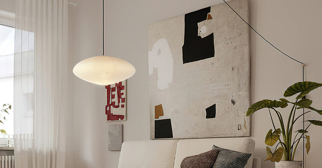 Washi Paper Pendant Light — Pendant Light | Maison Monashee — view 26