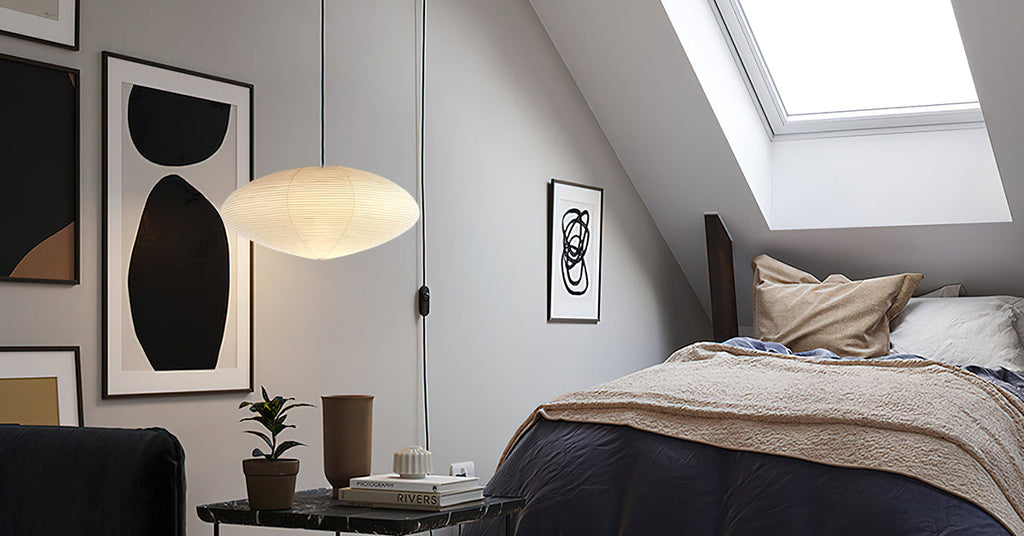 Washi Paper Pendant Light — Pendant Light | Maison Monashee — view 25