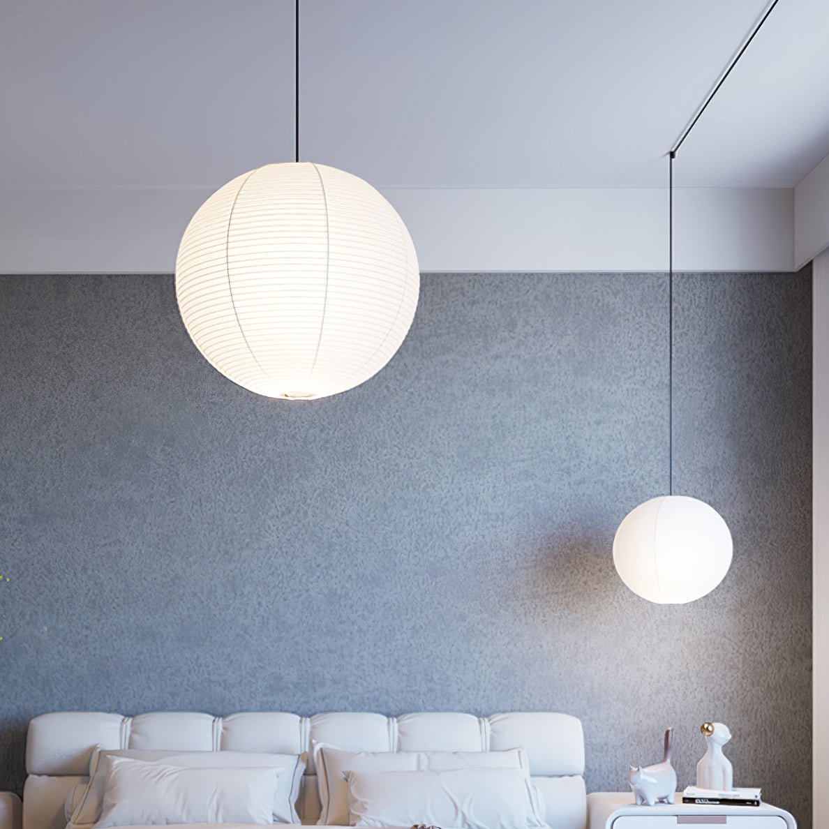 Paper Globe Pendant Lighting — Pendant Light | Maison Monashee — view 10