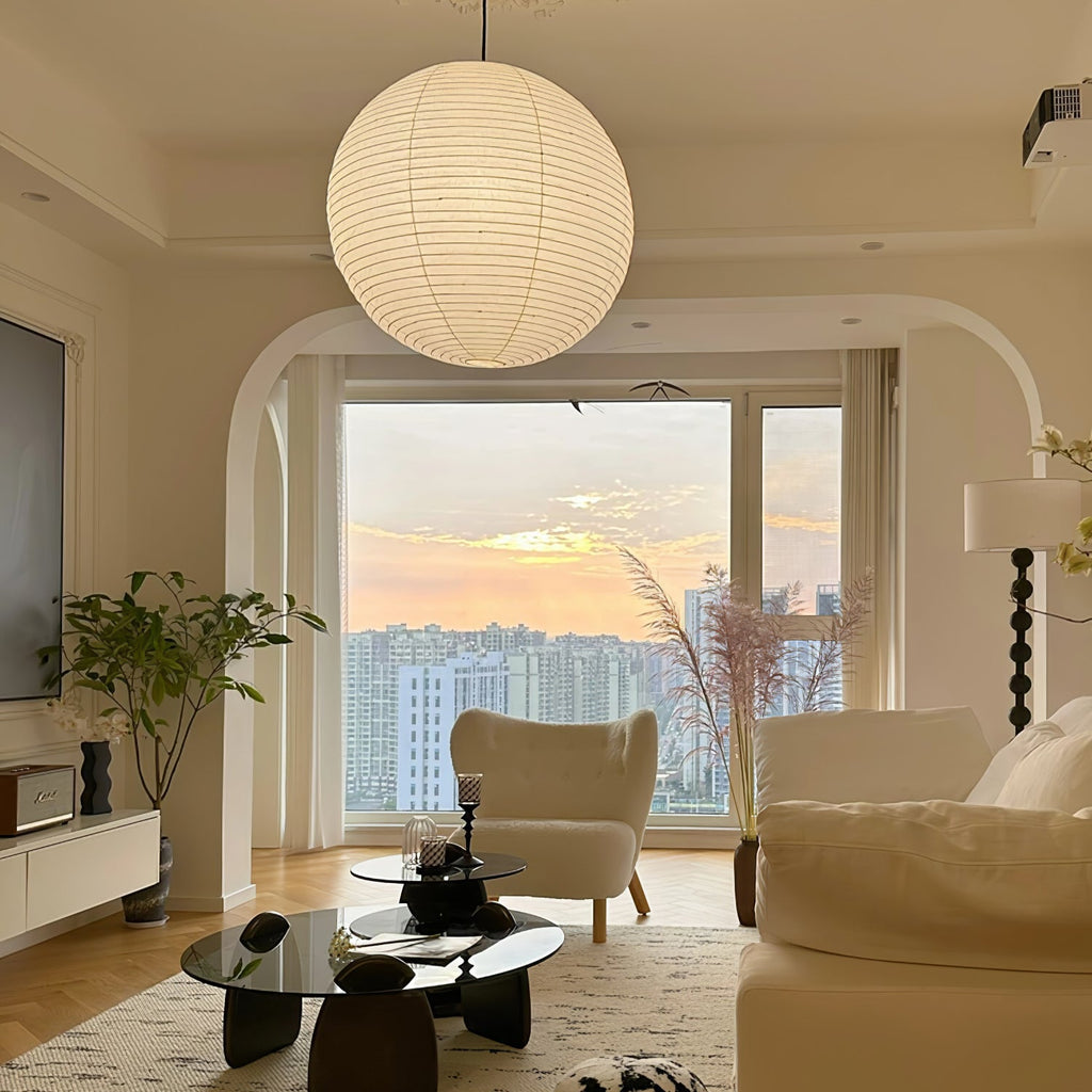 Paper Globe Pendant Lighting — Pendant Light | Maison Monashee — view 27