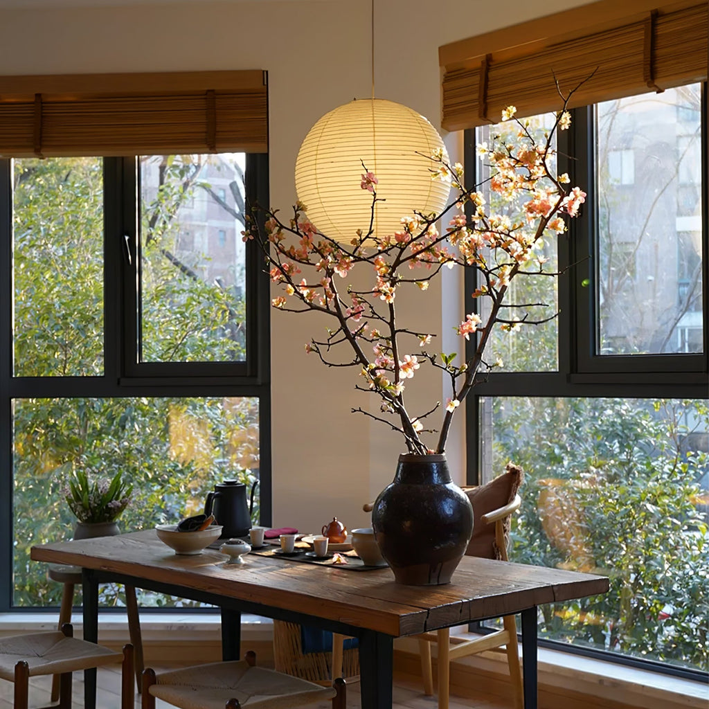 Paper Globe Pendant Lighting — Pendant Light | Maison Monashee — view 25