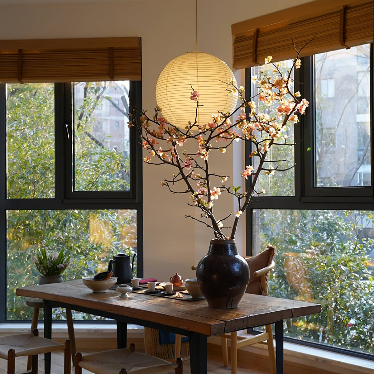 Paper Globe Pendant Lighting — Pendant Light | Maison Monashee — view 25