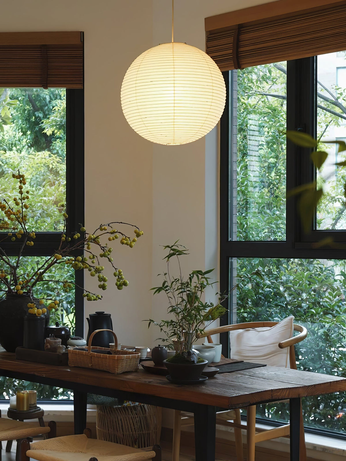 Japanese Lantern Pendant Light — Pendant Light | Maison Monashee — view 24