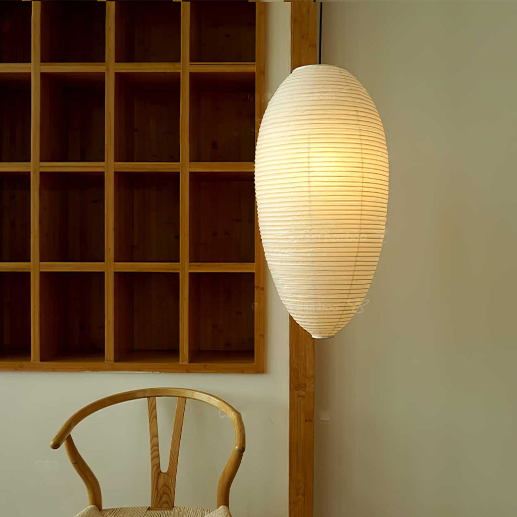 Japanese Paper Lantern Pendant Light — Pendant Light | Maison Monashee — view 24