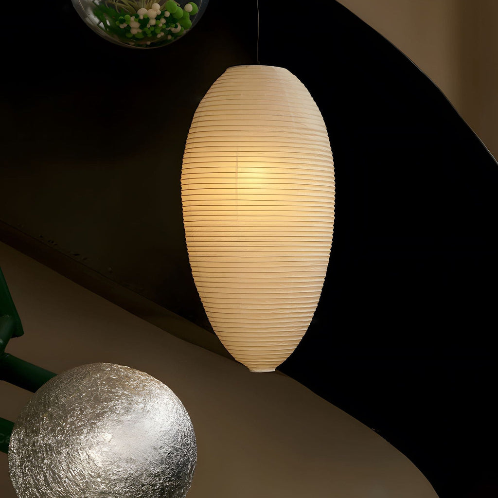 Japanese Paper Lantern Pendant Light — Pendant Light | Maison Monashee — view 13