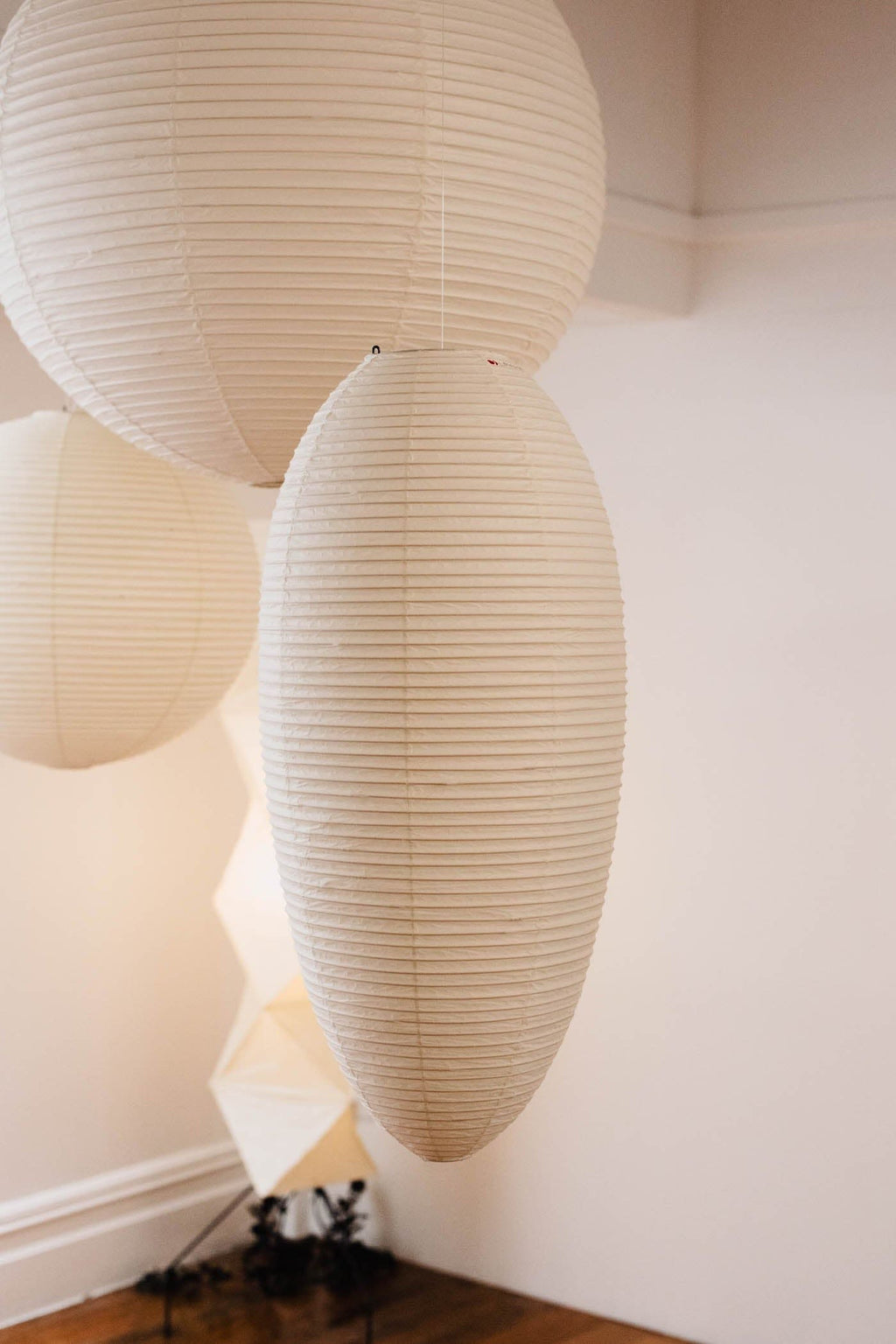 Japanese Paper Lantern Pendant Light — Pendant Light | Maison Monashee — view 20