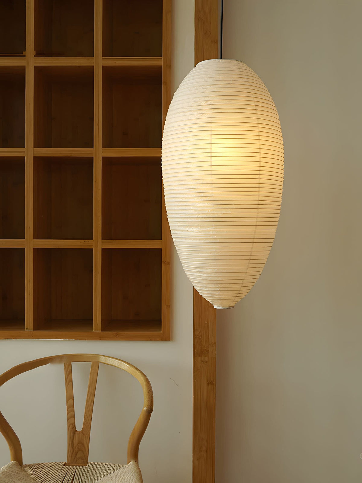 Japanese Paper Lantern Pendant Light — Pendant Light | Maison Monashee — view 21