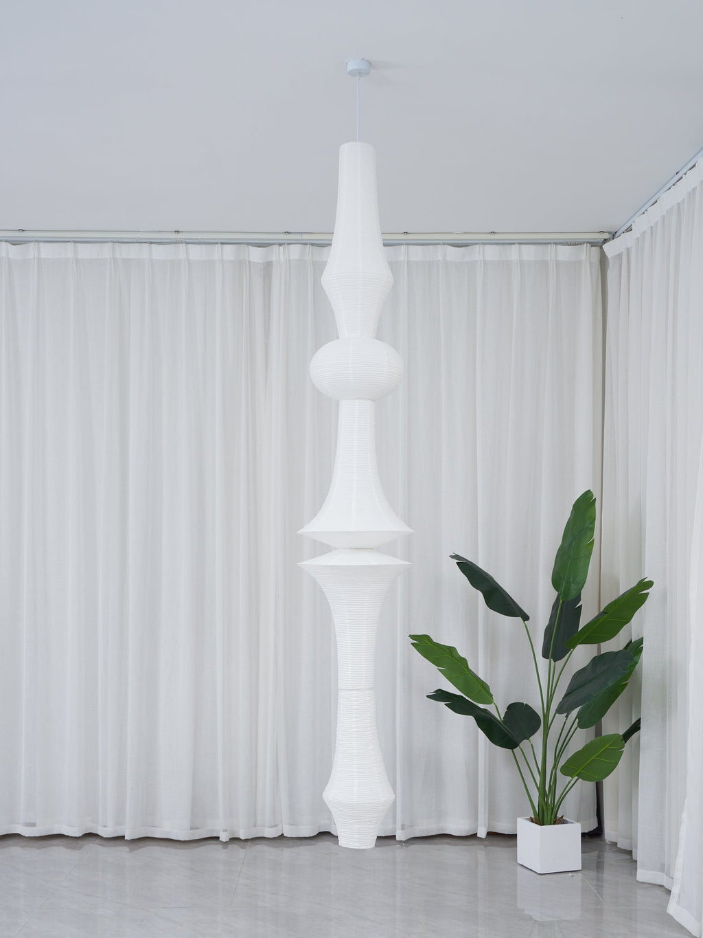 White Paper Pendant Light — Pendant Light | Maison Monashee — view 70