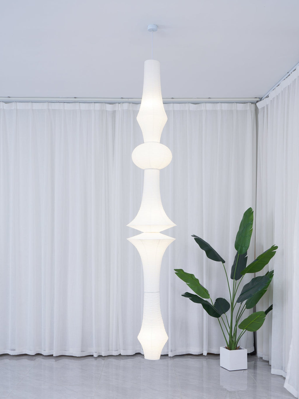 White Paper Pendant Light — Pendant Light | Maison Monashee — view 72