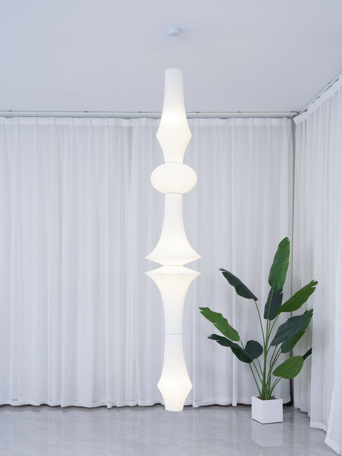 White Paper Pendant Light — Pendant Light | Maison Monashee — view 72