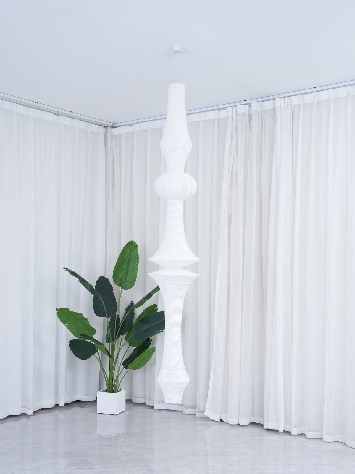 White Paper Pendant Light — Pendant Light | Maison Monashee — view 73