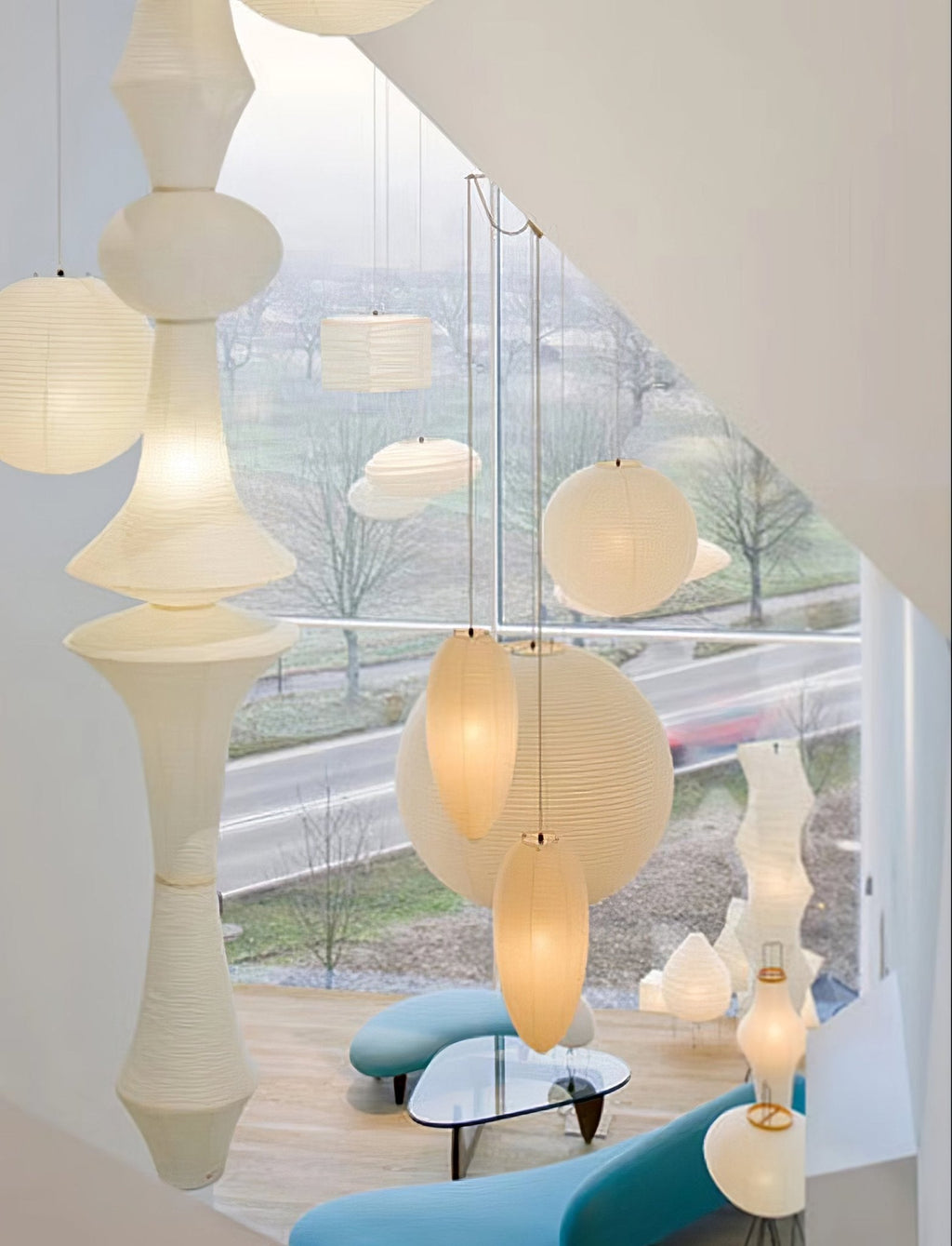 White Paper Pendant Light — Pendant Light | Maison Monashee — view 41