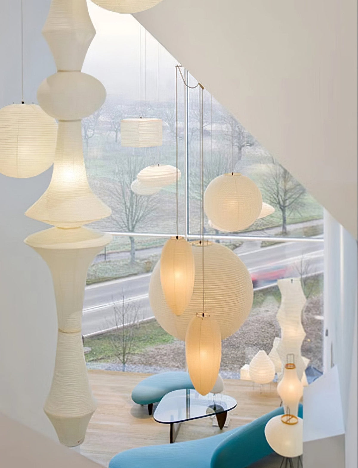 White Paper Pendant Light — Pendant Light | Maison Monashee — view 41