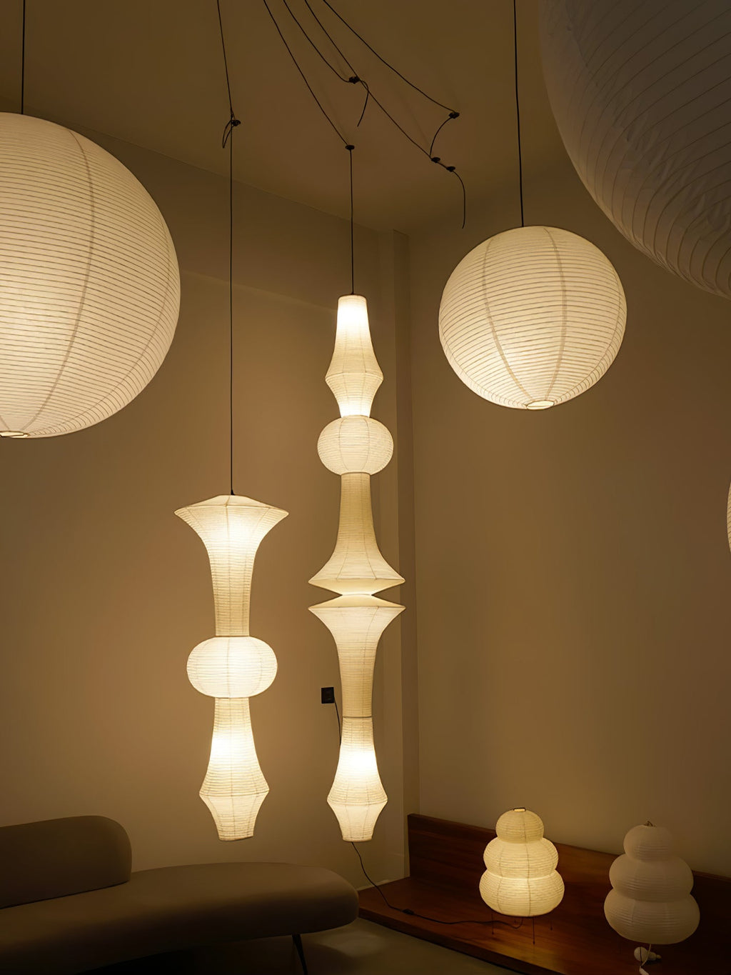White Paper Pendant Light — Pendant Light | Maison Monashee — view 61