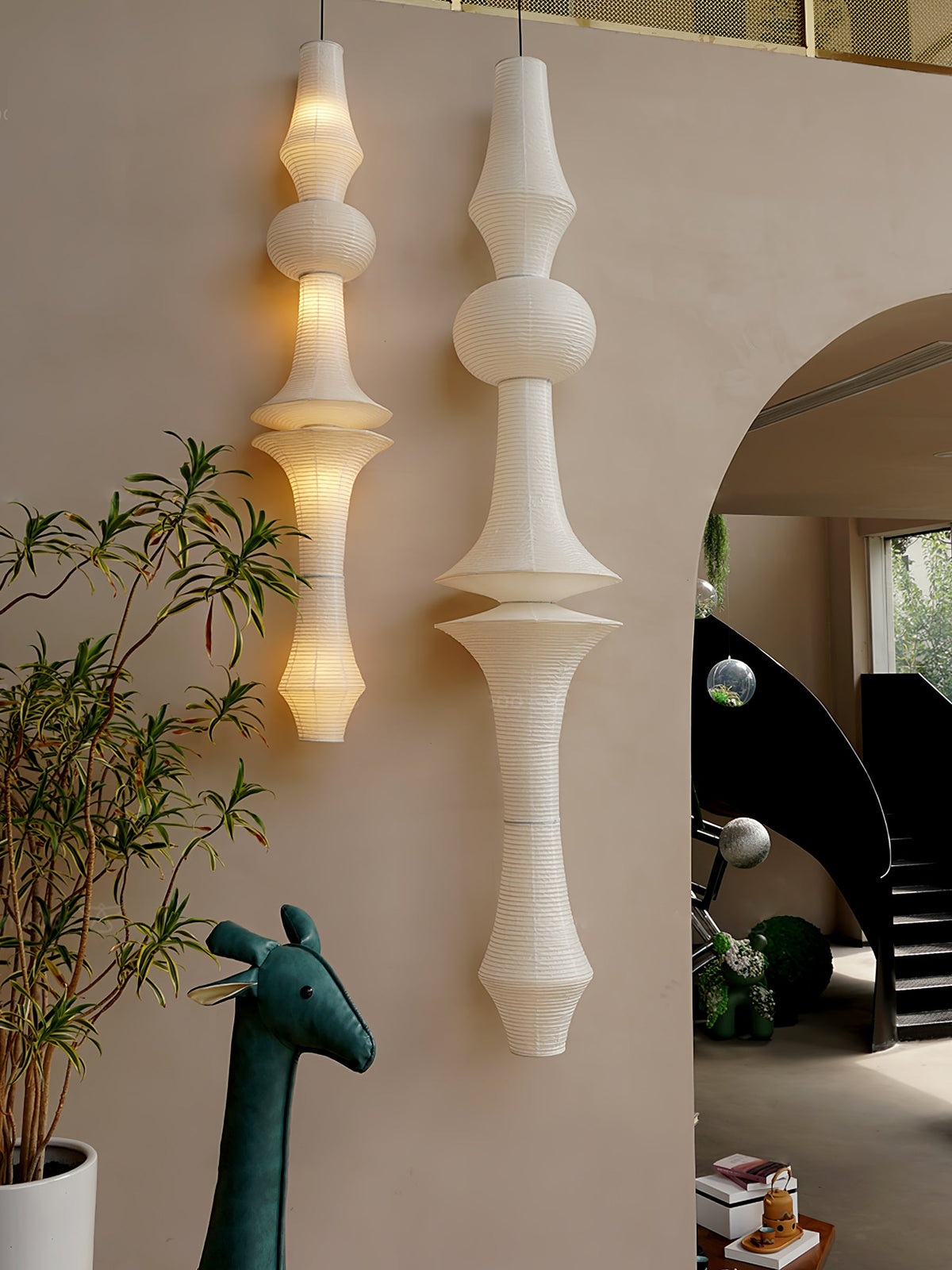 White Paper Pendant Light — Pendant Light | Maison Monashee — view 43