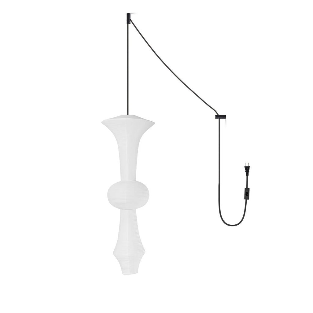 Paper Lantern Pendant Light Plug-In — Pendant Light | Maison Monashee — view 25