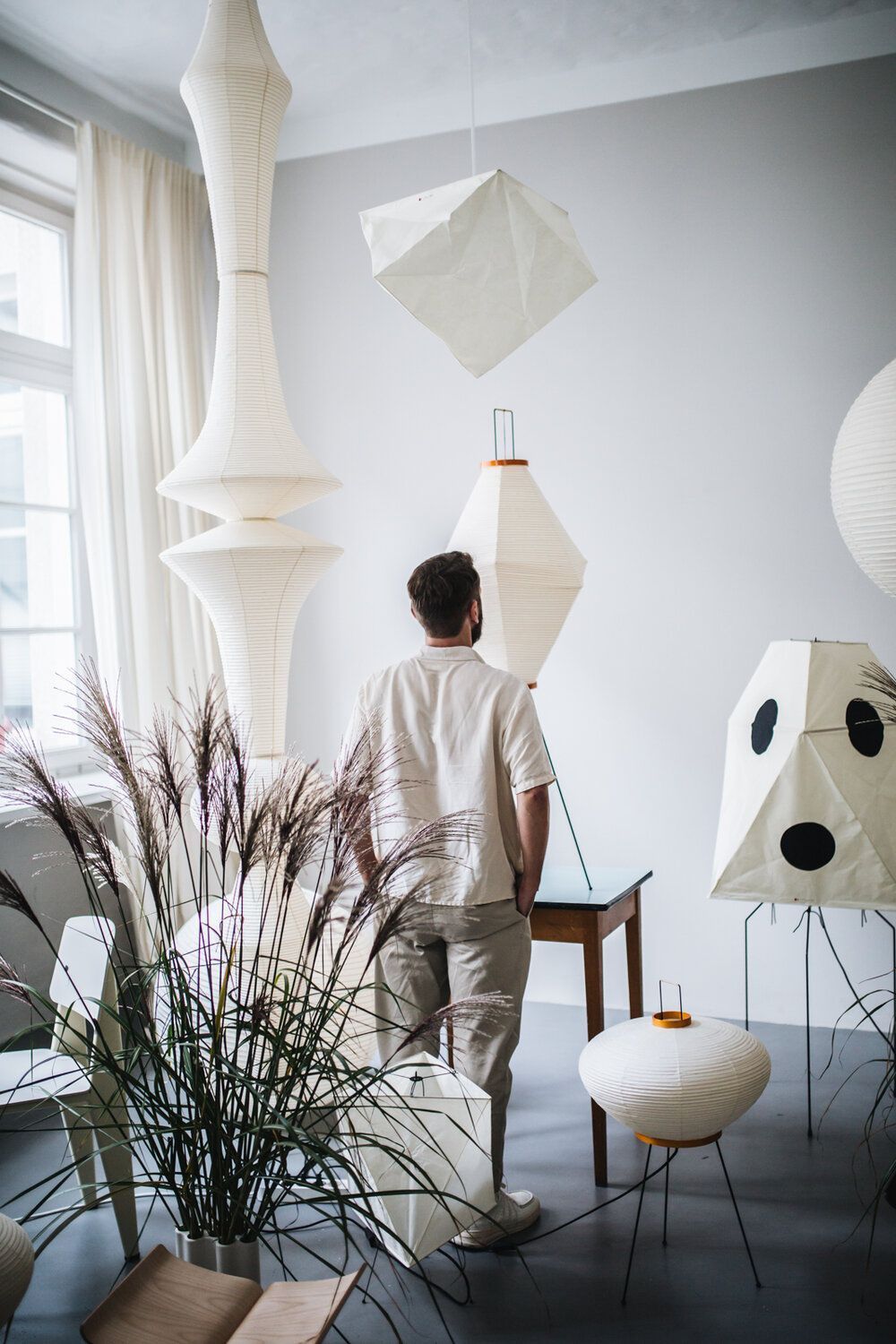 Paper Lantern Pendant Light Plug-In — Pendant Light | Maison Monashee — view 35