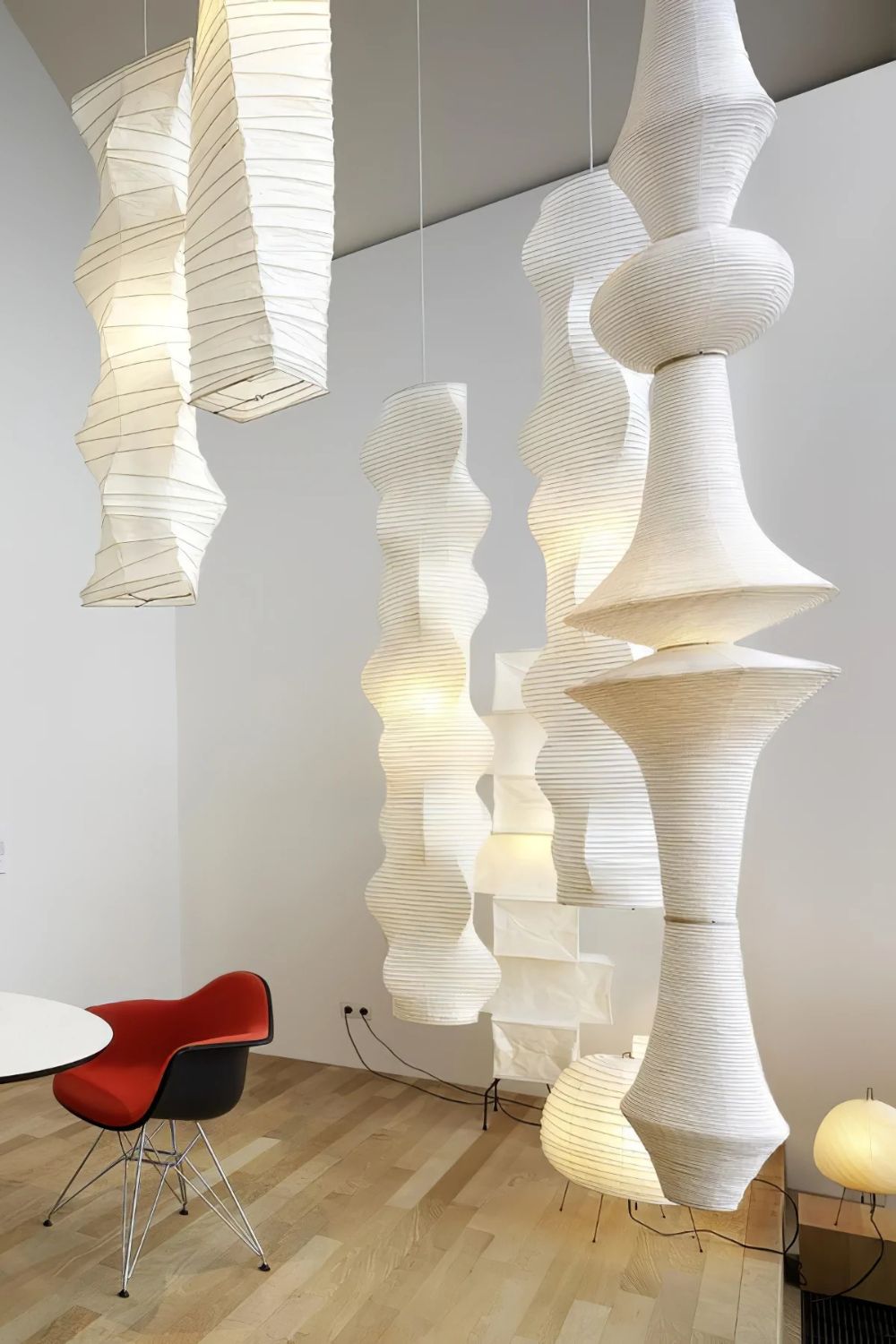 Paper Lantern Pendant Light Plug-In — Pendant Light | Maison Monashee — view 4