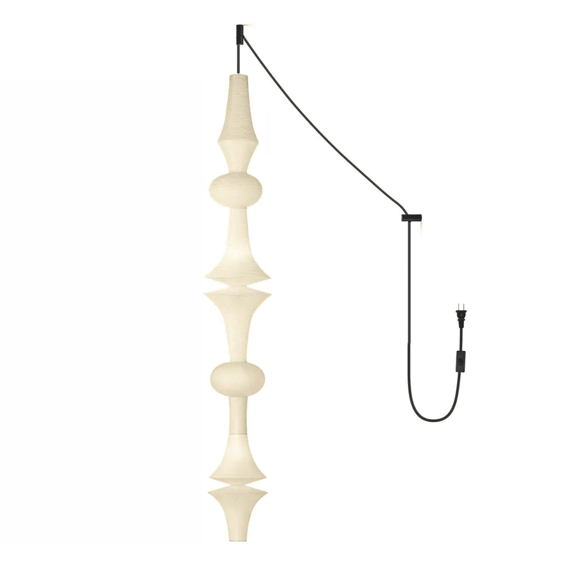 Paper Lantern Pendant Light Plug-In — Pendant Light | Maison Monashee — view 40