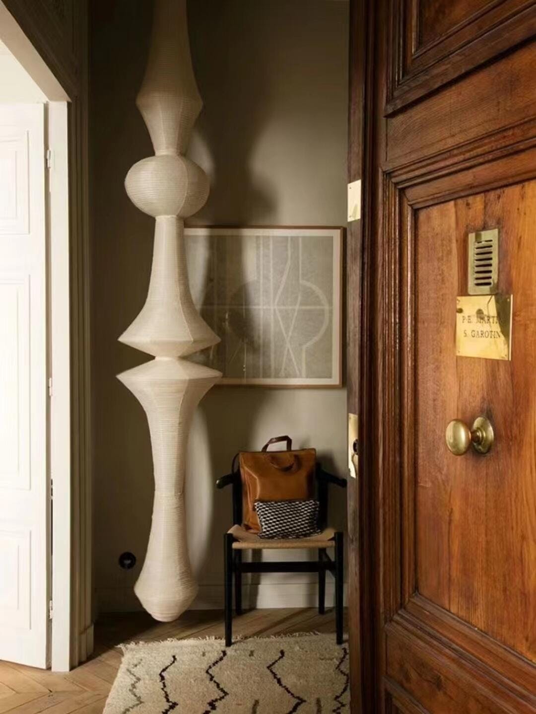 Paper Lantern Pendant Light Plug-In — Pendant Light | Maison Monashee — view 15