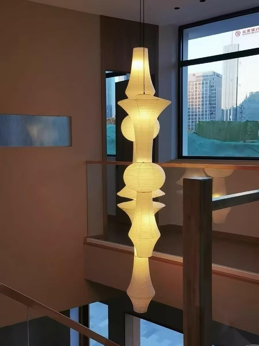 Paper Lantern Pendant Light Plug-In — Pendant Light | Maison Monashee — view 7