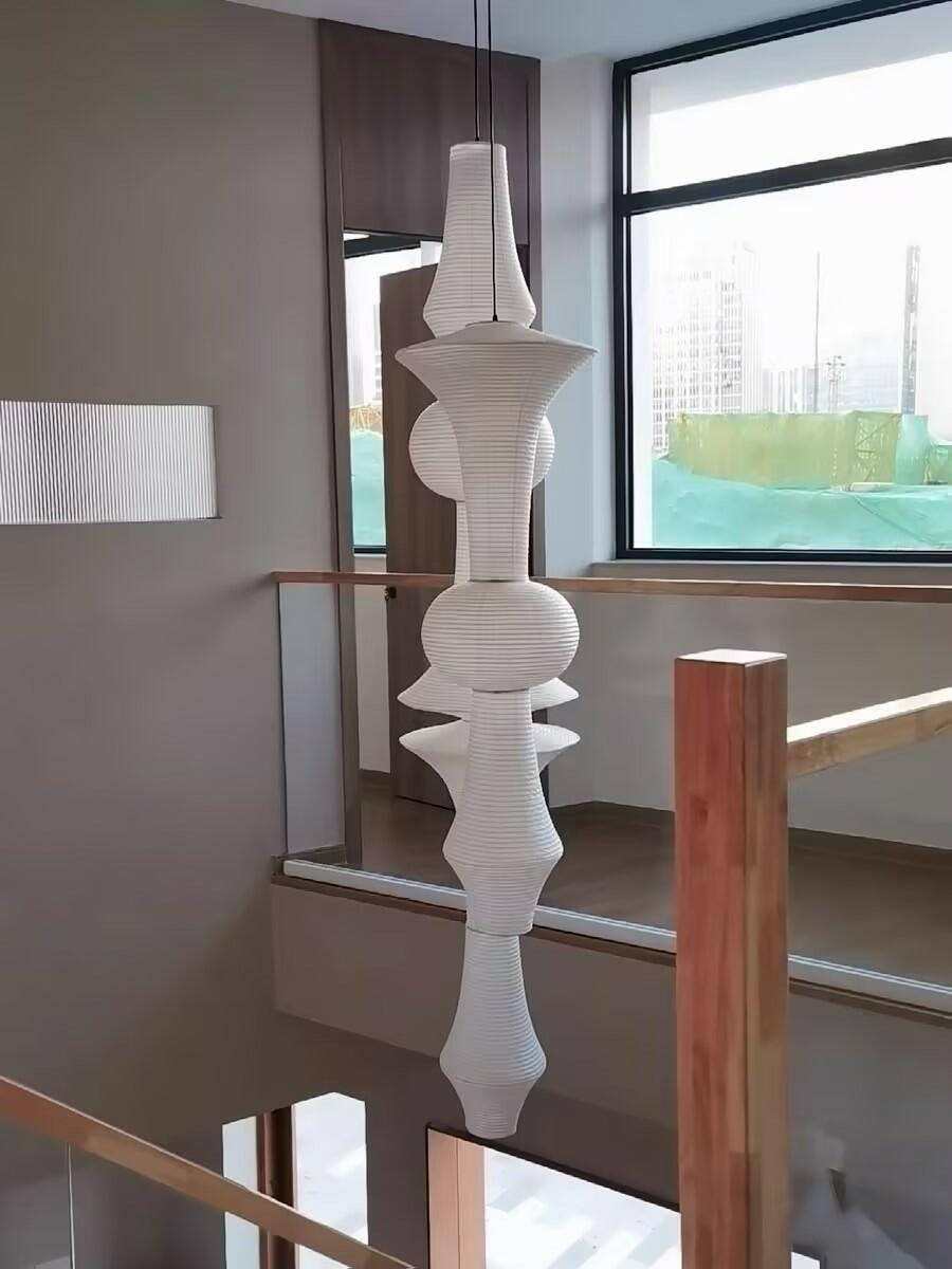 Paper Lantern Pendant Light Plug-In — Pendant Light | Maison Monashee — view 10