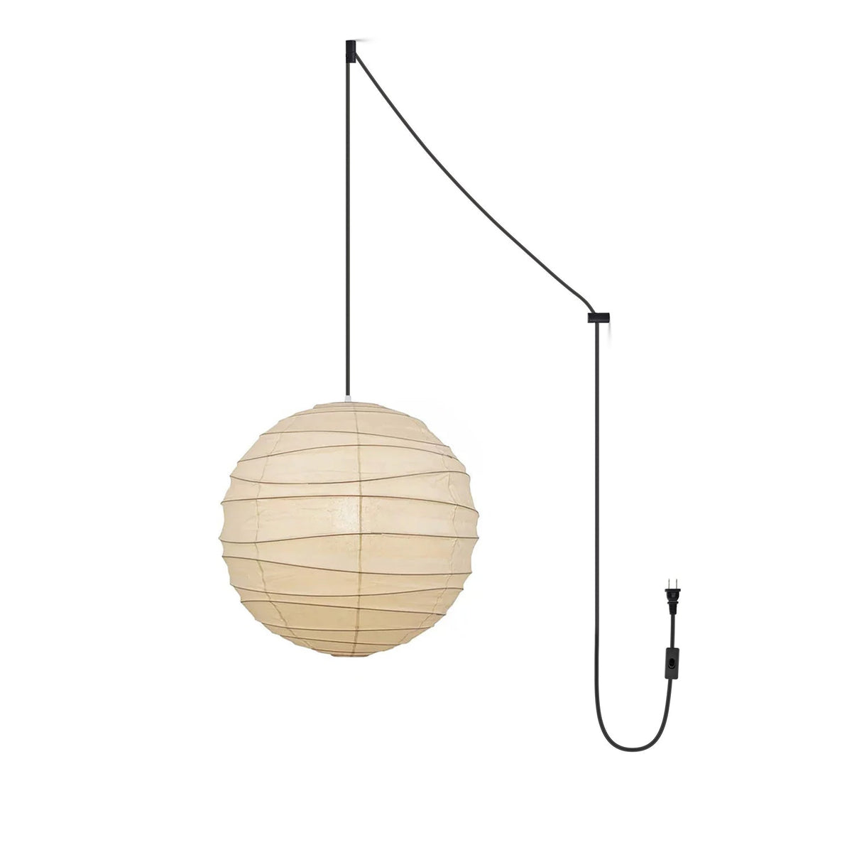 Modern Paper Pendant Light — Pendant Light | Maison Monashee — view 40