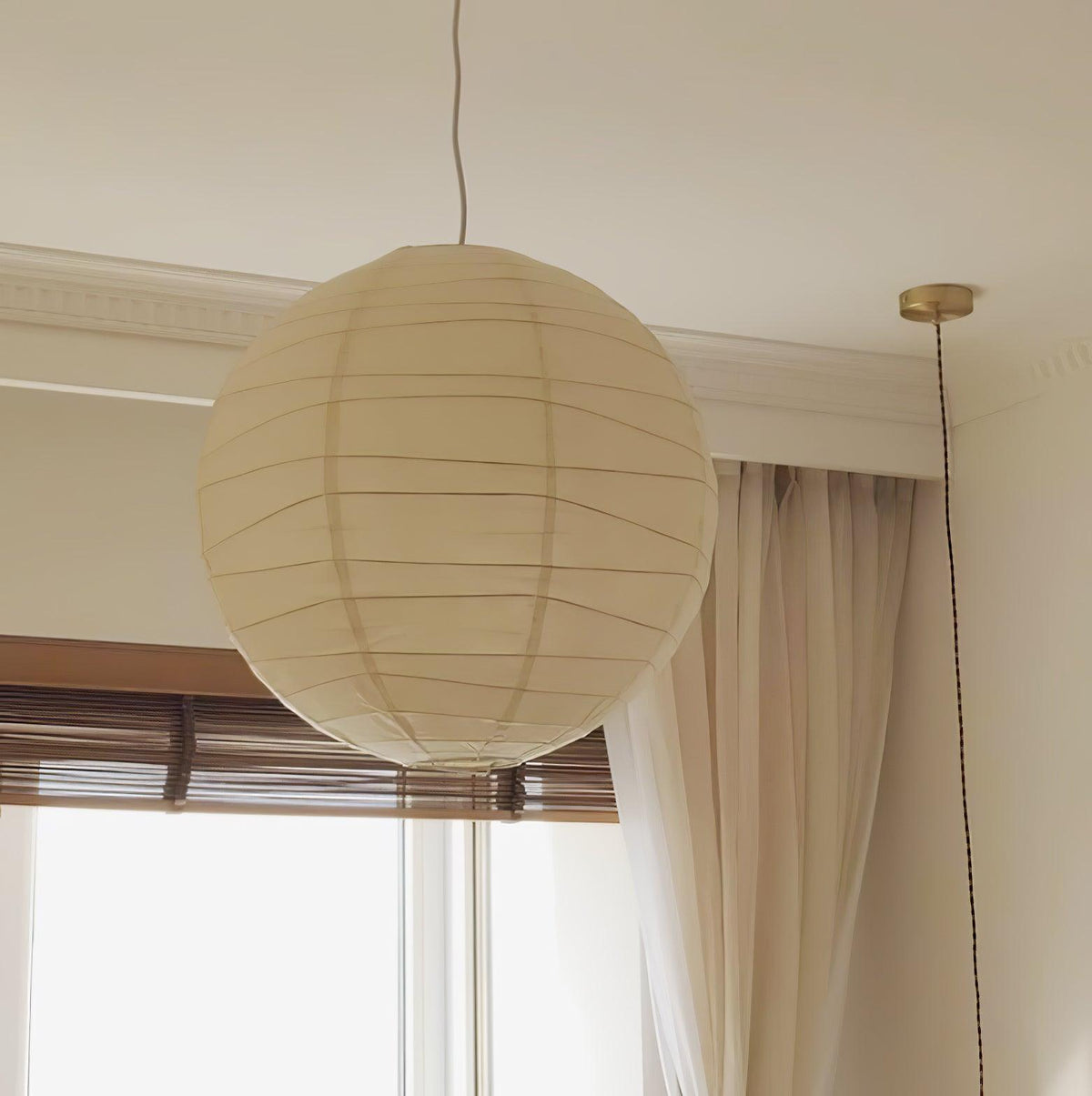 Modern Paper Pendant Light — Pendant Light | Maison Monashee — view 15