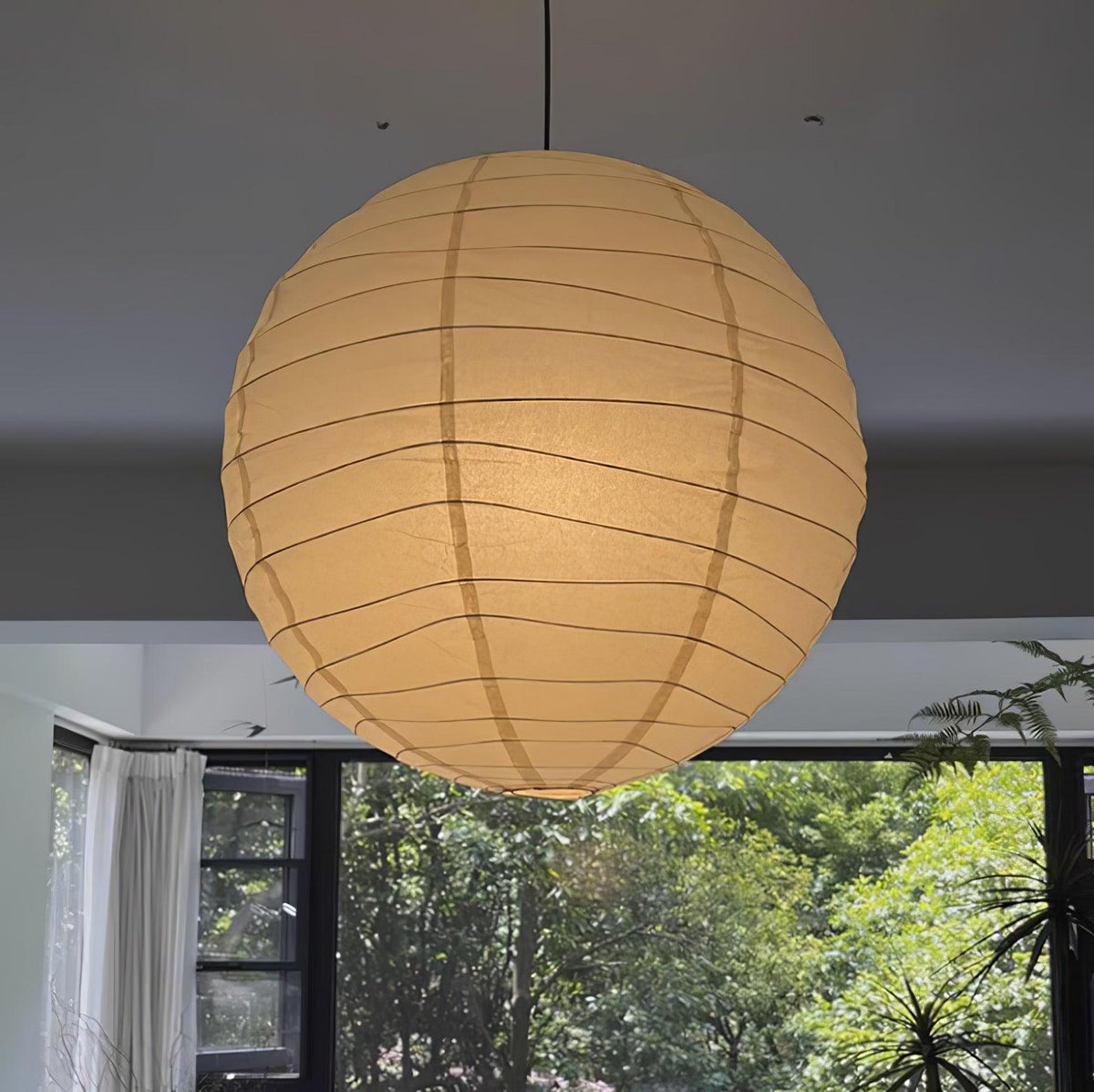 Modern Paper Pendant Light — Pendant Light | Maison Monashee — view 16