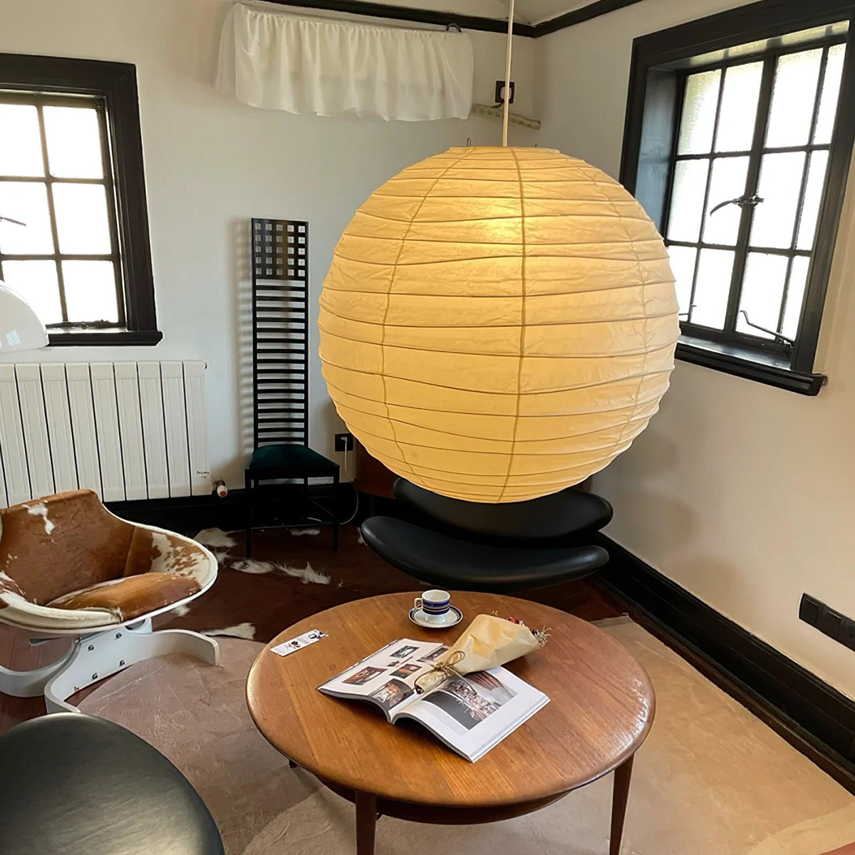 Modern Paper Pendant Light — Pendant Light | Maison Monashee — view 2
