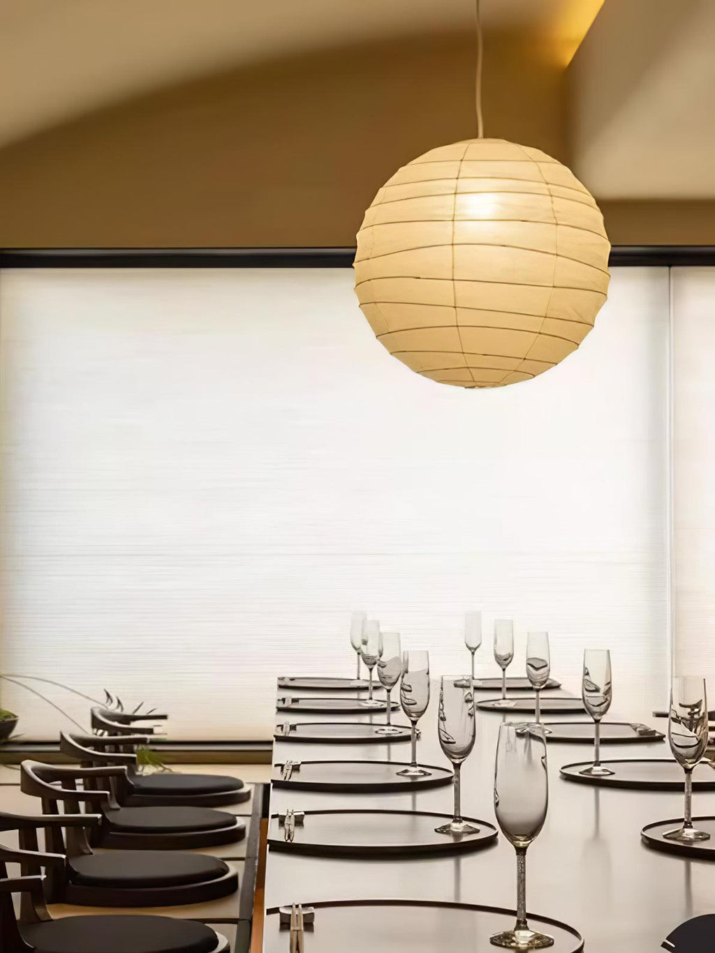 Modern Paper Pendant Light — Pendant Light | Maison Monashee — view 25