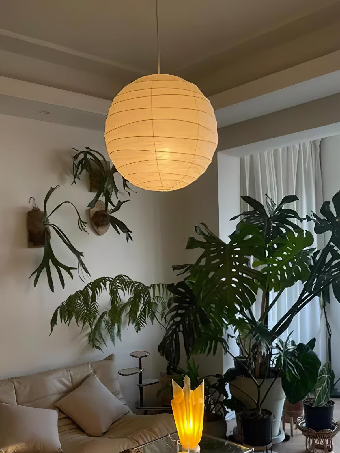 Modern Paper Pendant Light — Pendant Light | Maison Monashee — view 26