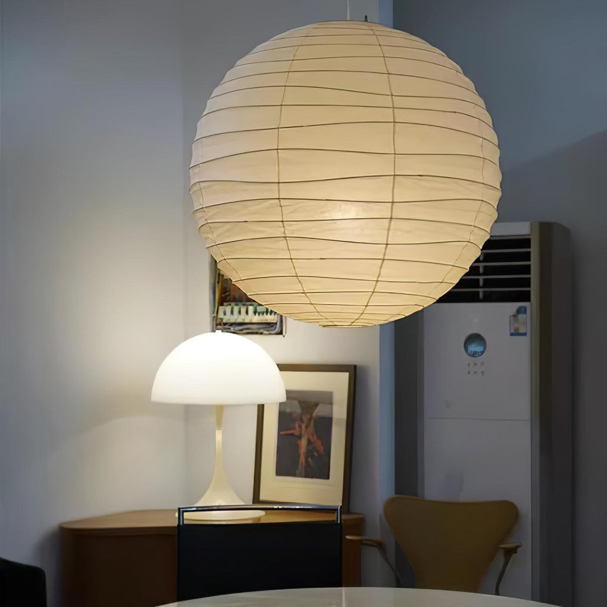 Modern Paper Pendant Light — Pendant Light | Maison Monashee — view 6
