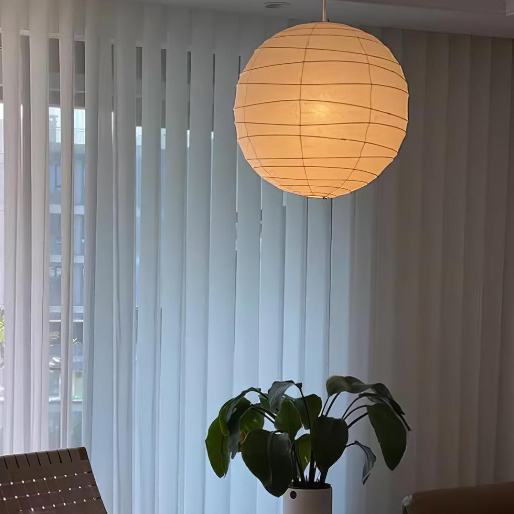 Modern Paper Pendant Light — Pendant Light | Maison Monashee — view 35