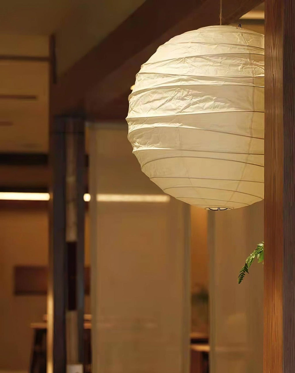 Modern Paper Pendant Light — Pendant Light | Maison Monashee — view 10