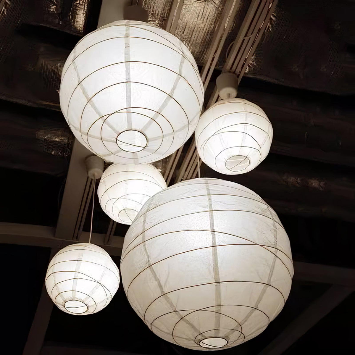 Modern Paper Pendant Light — Pendant Light | Maison Monashee — view 11