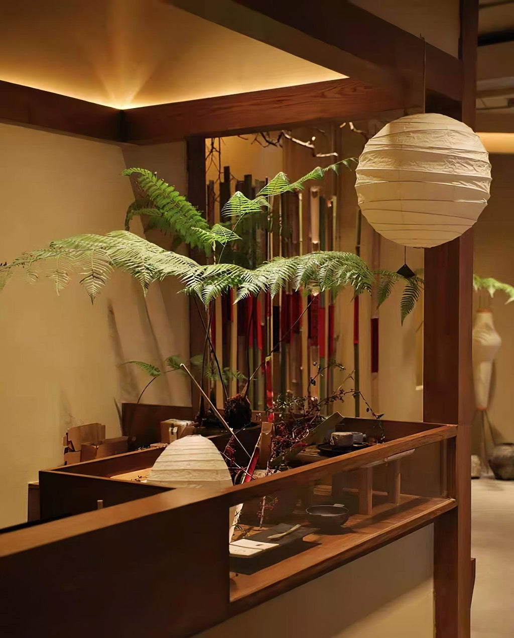 Modern Paper Pendant Light — Pendant Light | Maison Monashee — view 12
