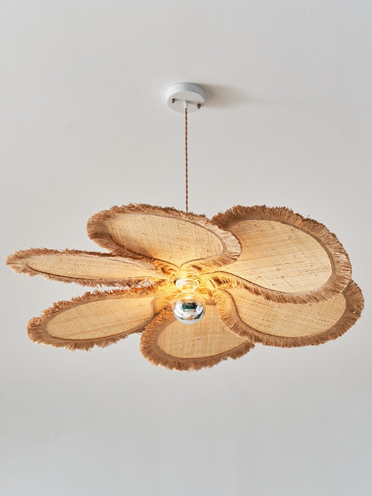 Rattan Kitchen Island Light — Pendant Light | Maison Monashee — view 7