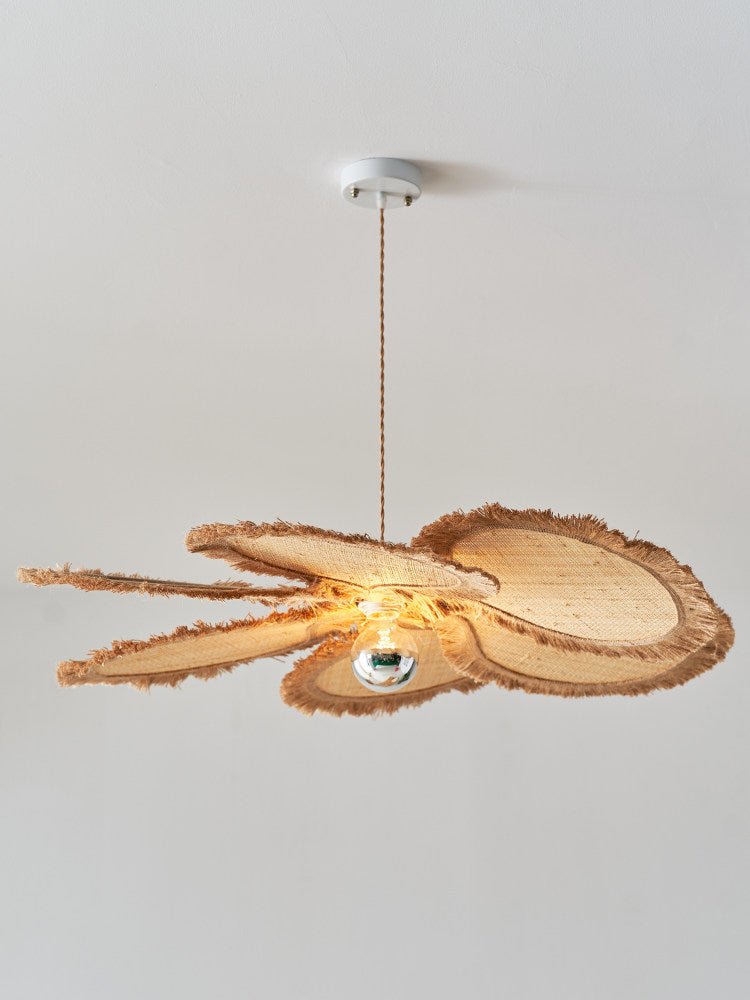 Rattan Kitchen Island Light — Pendant Light | Maison Monashee — view 8