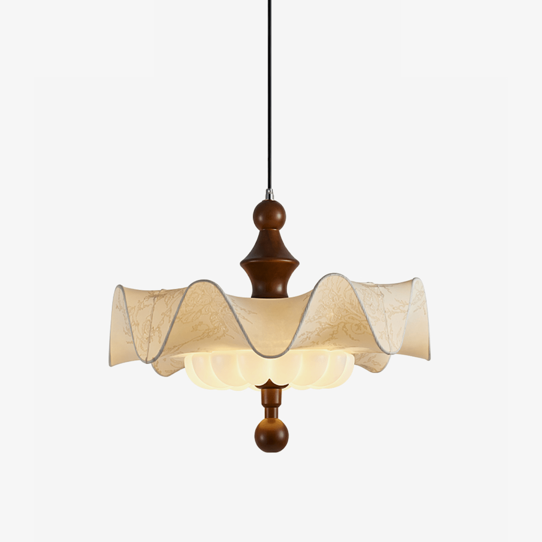 Scalloped Hanging Light — Pendant Light | Maison Monashee