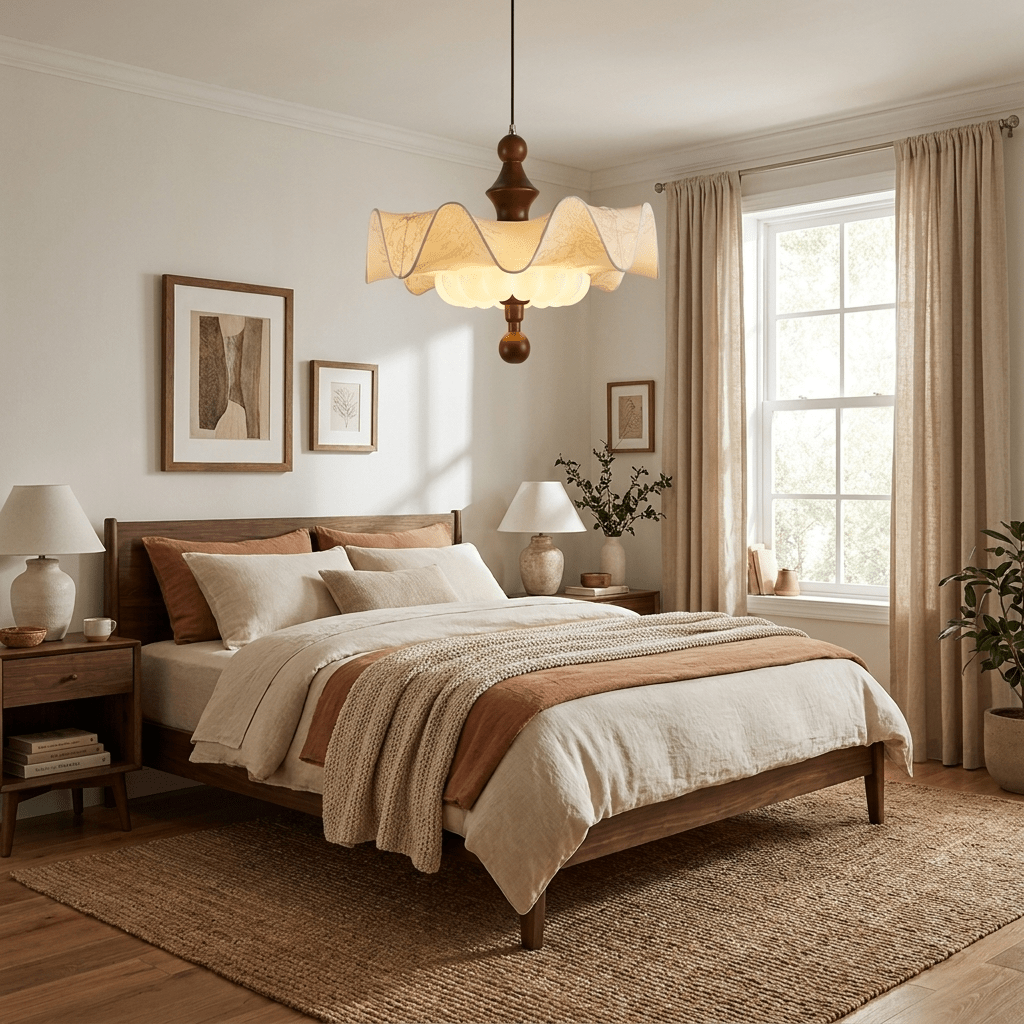 Scalloped Hanging Light — Pendant Light | Maison Monashee — view 4