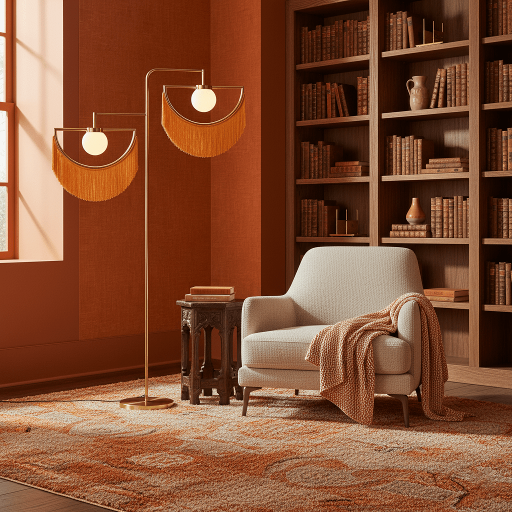 Gold Globe Floor Lamp — Floor Lamp | Maison Monashee — view 3