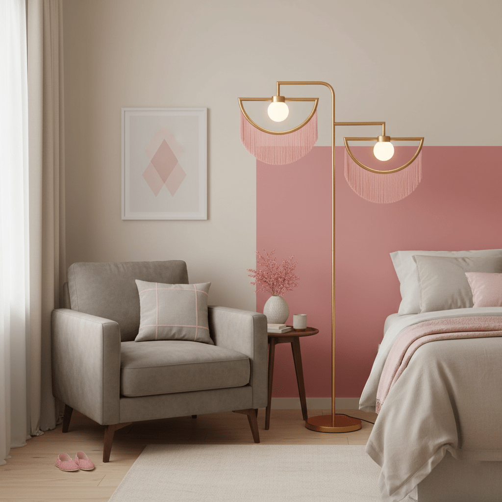 Gold Globe Floor Lamp — Floor Lamp | Maison Monashee — view 4