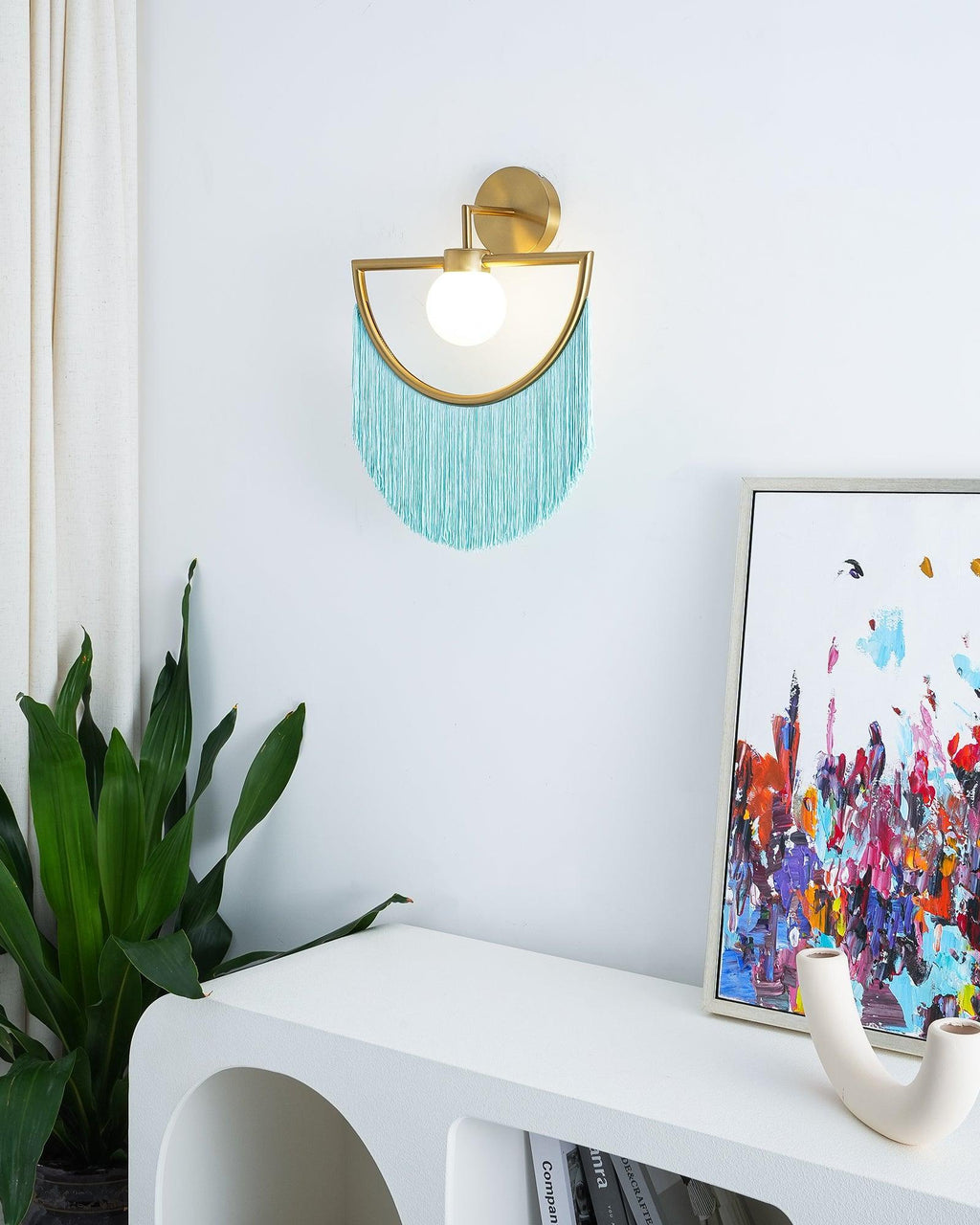 Wall Light Fabric — Wall Sconce | Maison Monashee — view 3