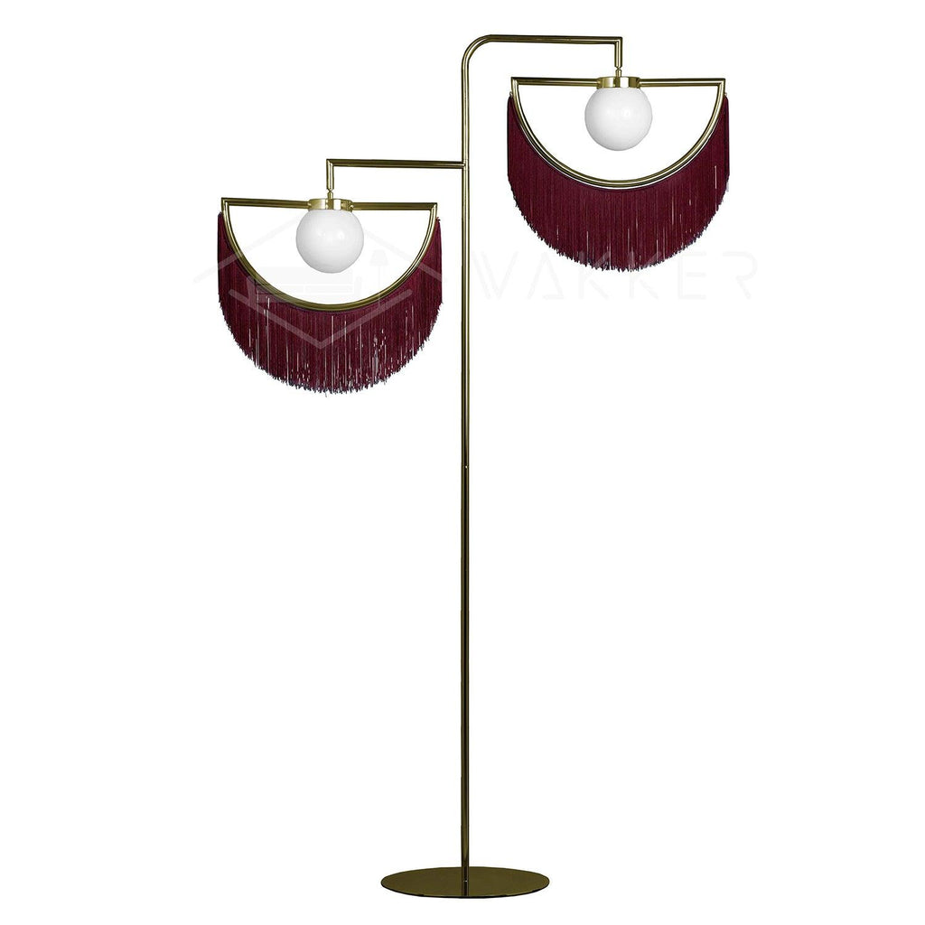Gold Globe Floor Lamp — Floor Lamp | Maison Monashee — view 19